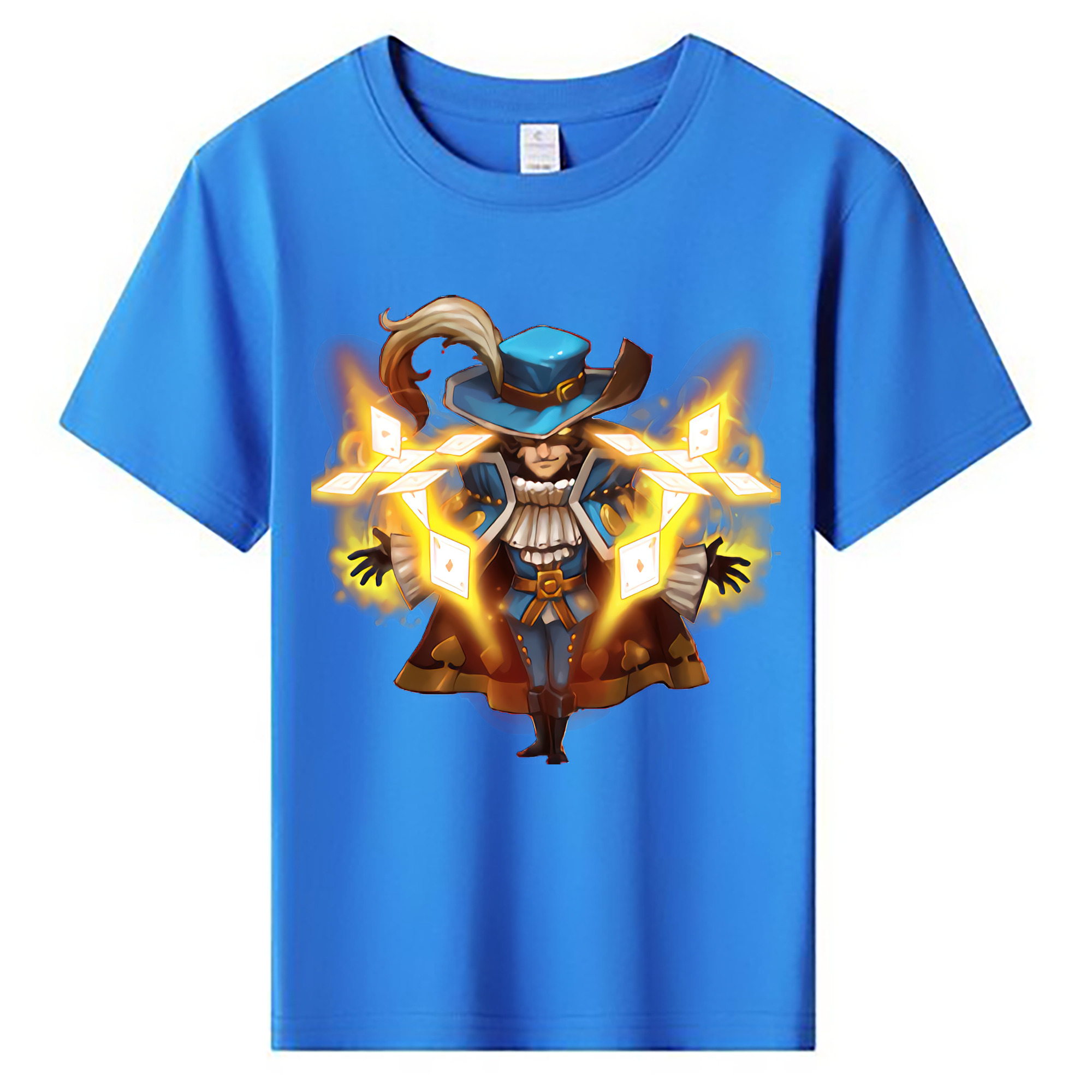 （画像用） リーグ・オブ・レジェンド League of Legends LOL 綿100％キッズTシャツ（フロントプリント）